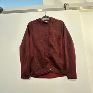 The North Face Burgundy Fleece Jacket